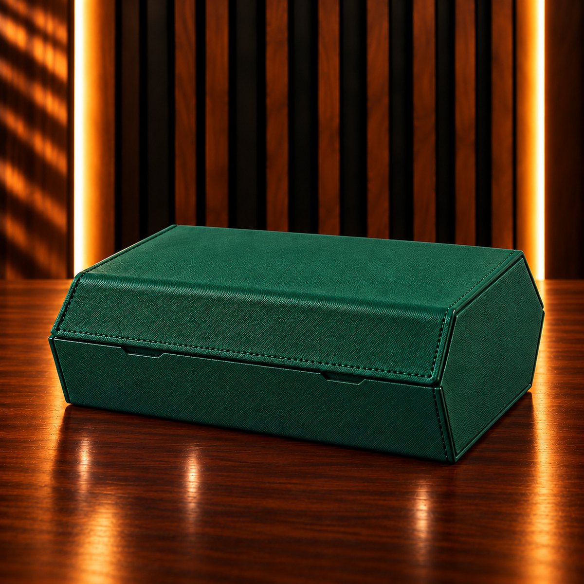 Étui rouleau hexagonal 6 montres vert – vue 5 – Complications Paris