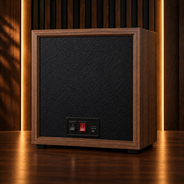Panneau arrière d'un remontoir montre automatique 4 places, interrupteurs et port USB-C – Complications Paris